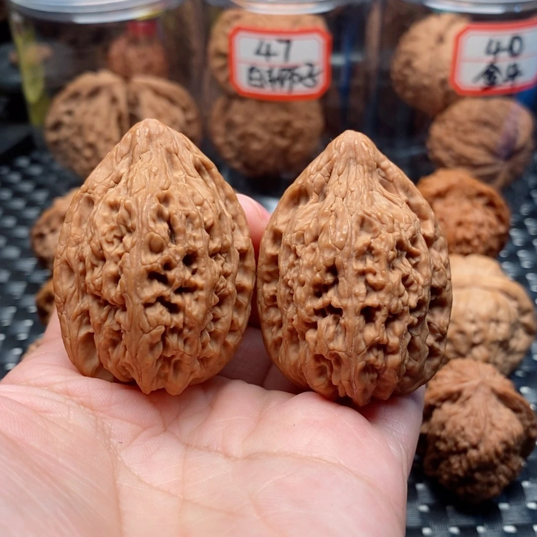 吊坠文玩核桃35带鱼