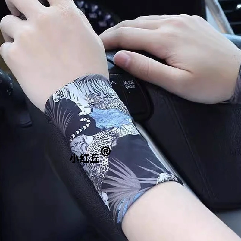 冰丝夏季薄款护腕男运动弹力擦汗护手腕套女遮疤痕挡纹身专用防晒