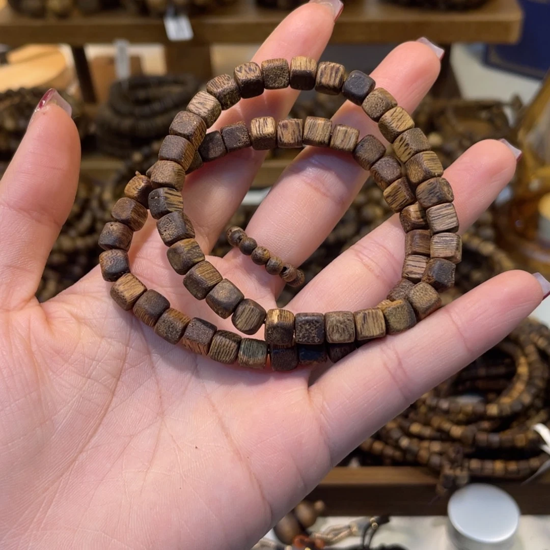 沉香卡6方糖单圈3-4克