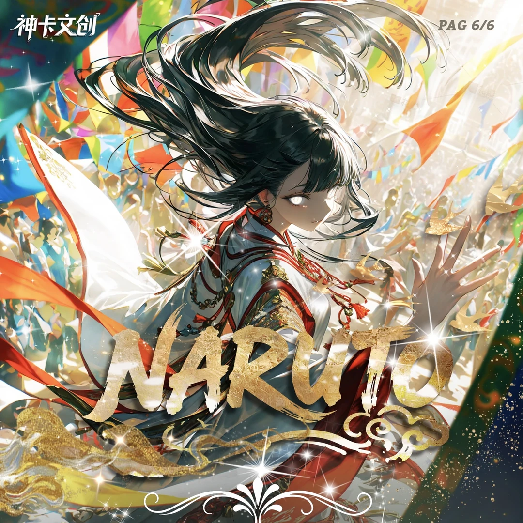 【自选强娶】神卡文创三弹火影忍者A6 亚克力色纸收藏卡牌潮玩盲盒