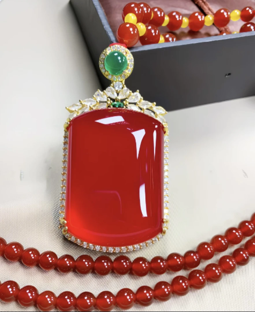 【小满】（87号）无事牌（珠链）百搭红玉髓多样性一件发货全国包邮