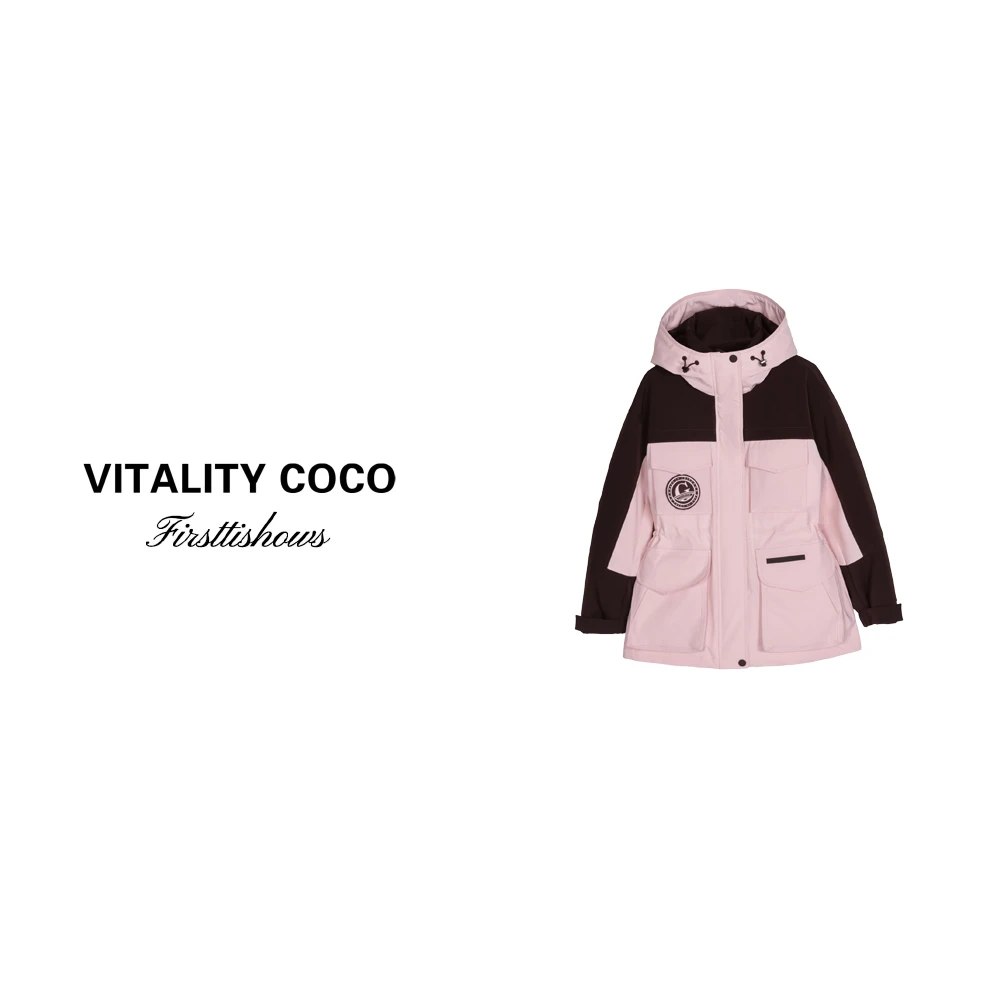 「VITALITY COCO」24冬季秋冬上新卖百搭连帽外套1493