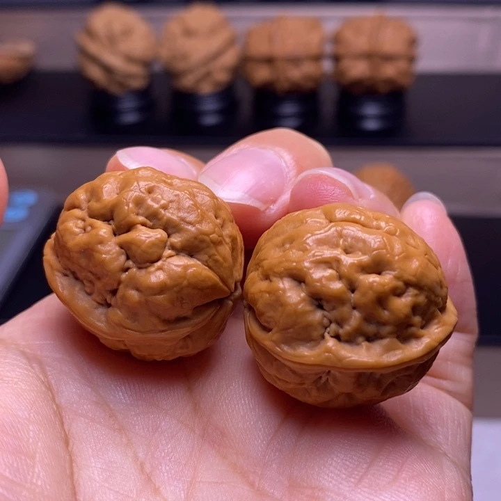 把件文玩核桃脑纹青蛙38