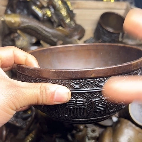 铜制文玩把玩物件