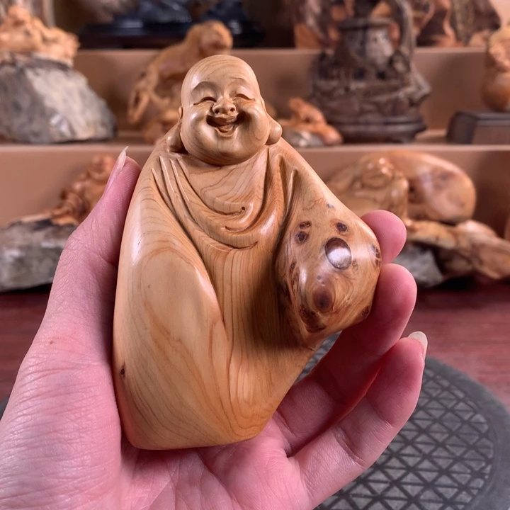 柏木（崖柏）根雕摆件