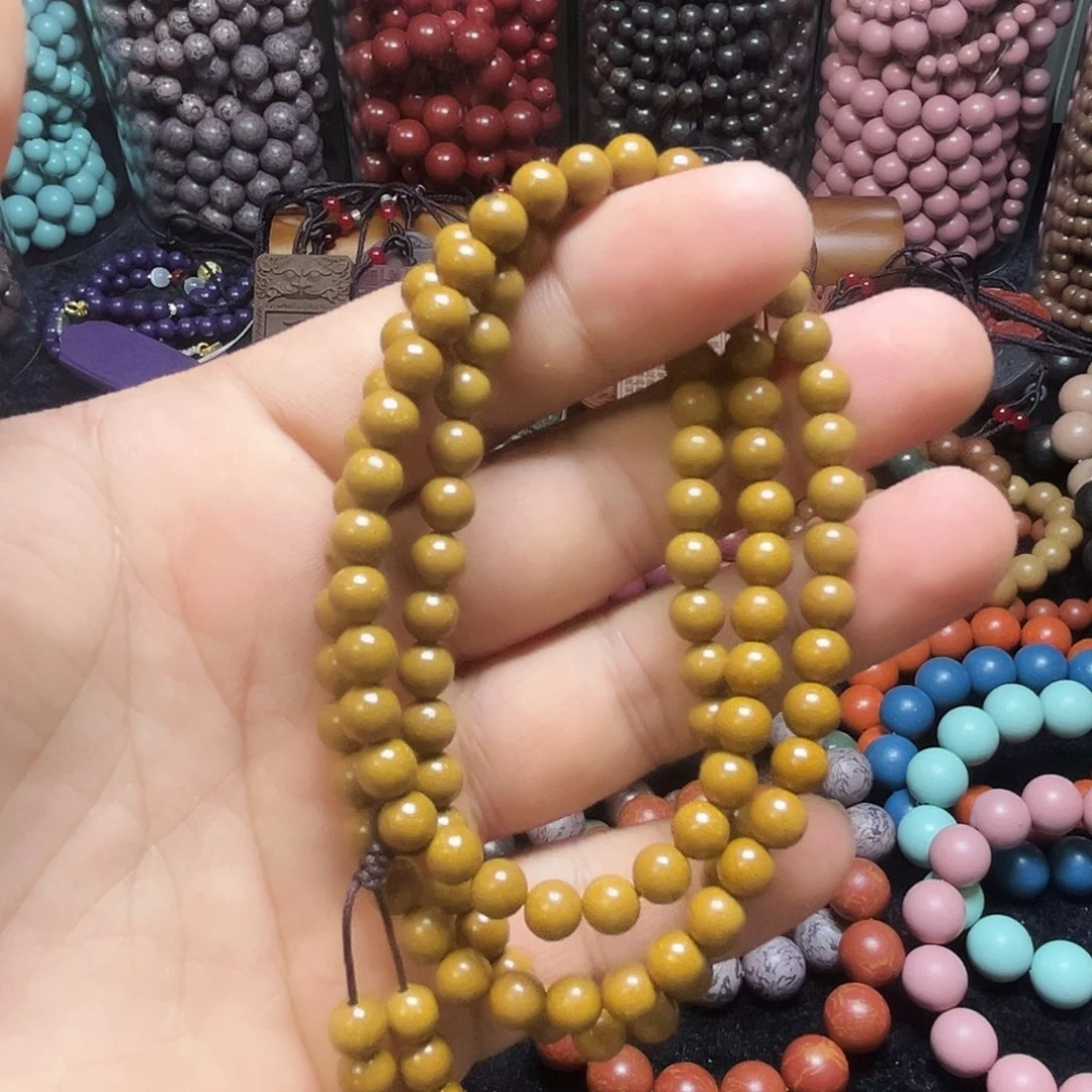 无非金属光*多圈108颗手串