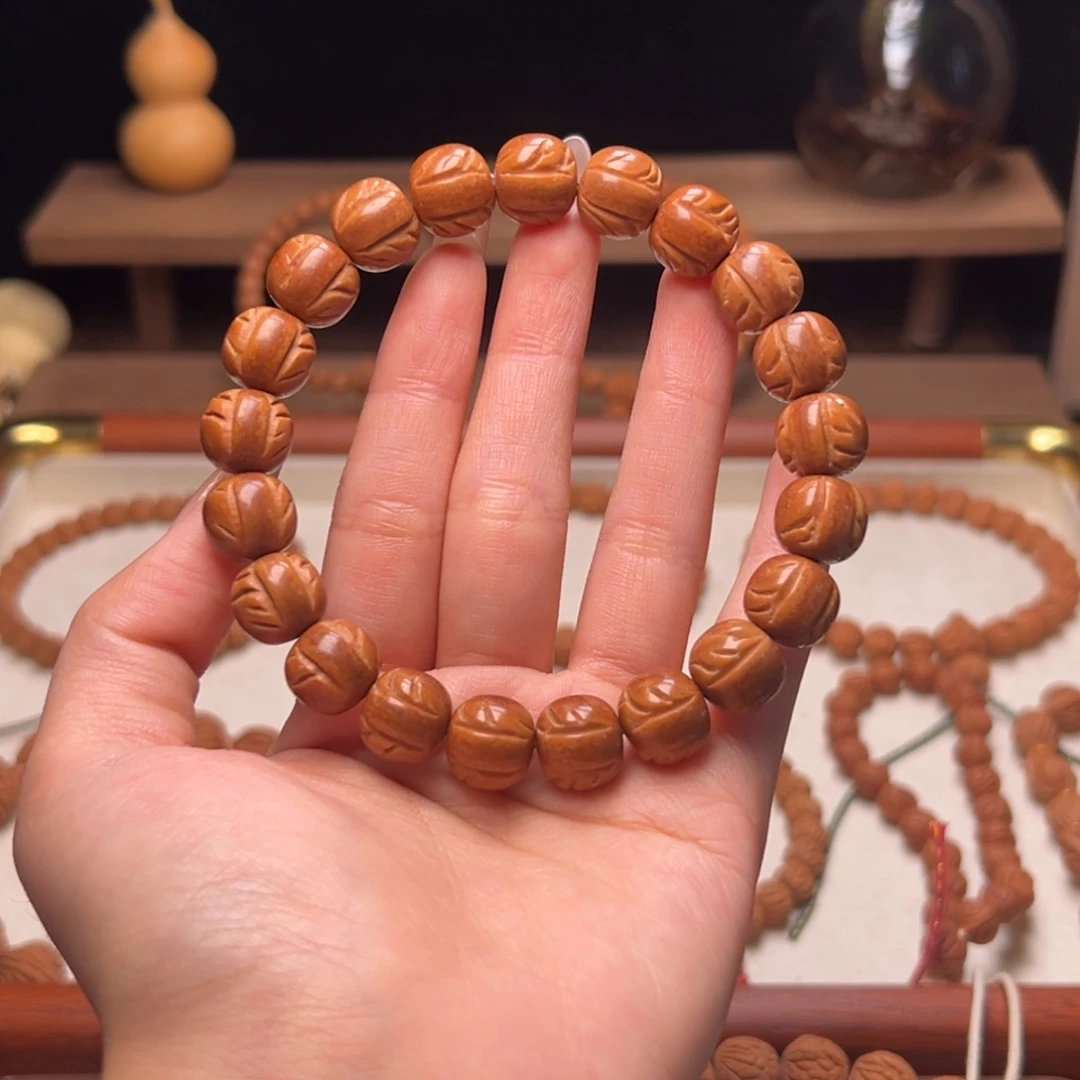 良****木质类陕西龙纹桃核1.2