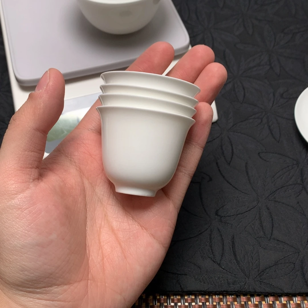 4个杯骨瓷薄胎茶具骨瓷薄胎茶具