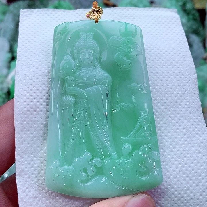 吊坠(不含链)未镶嵌翡翠白*