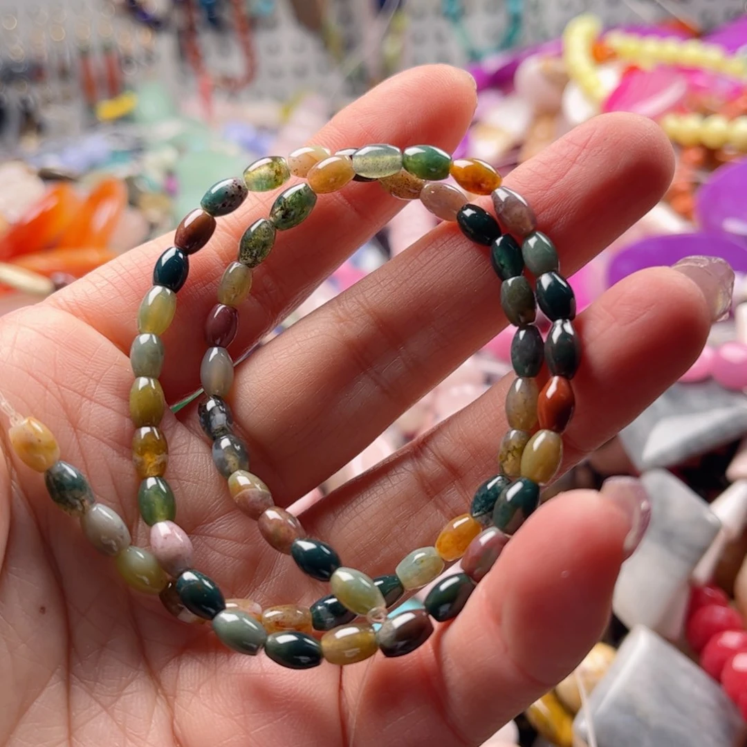 石英质玉珠宝奇石未镶嵌3*6