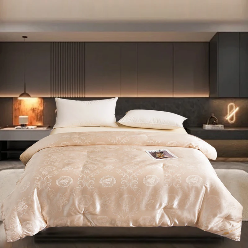 【试睡30天】 高奢皇室御用贡缎提花黄金蚕丝被 200*230cm