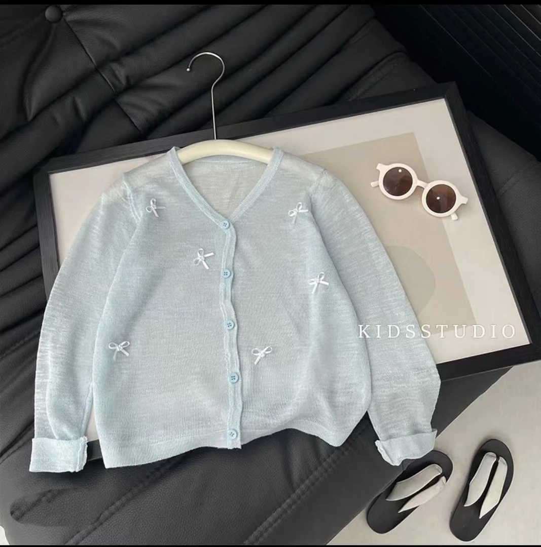 【亲子款】 2025最新款女童夏季轻薄防晒开衫新时尚潮流百搭洋气