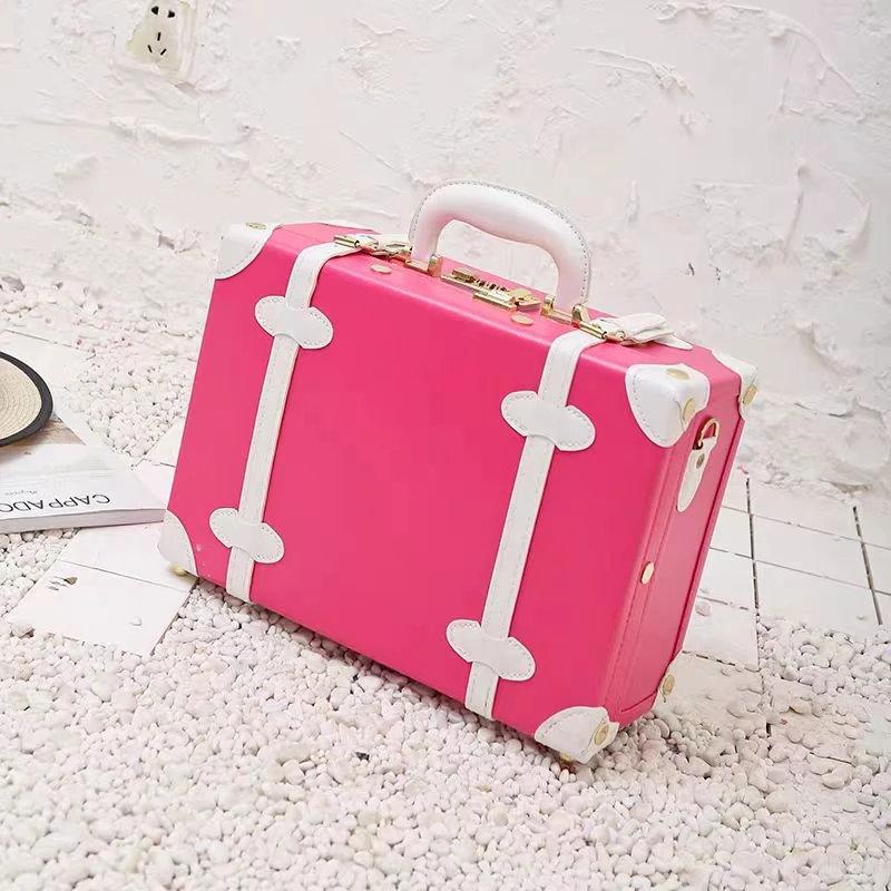 手工手提箱复古行李箱商务公文箱小旅行箱男女密码锁收纳盒07