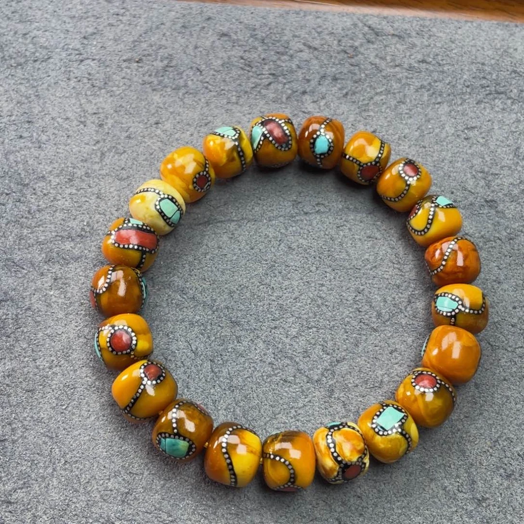 蜜蜡未镶嵌吊坠(不含链)