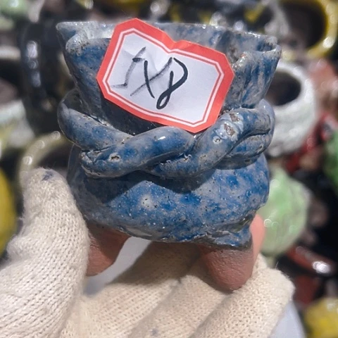 粗陶花盆手工花盆制作