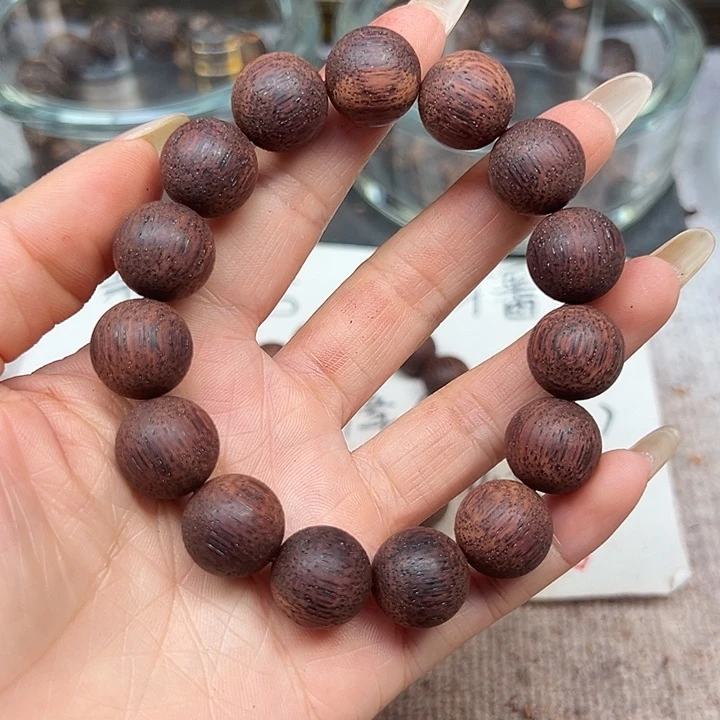 降真香手串/手链降真香1.5圆珠红油爆满结晶超一档33