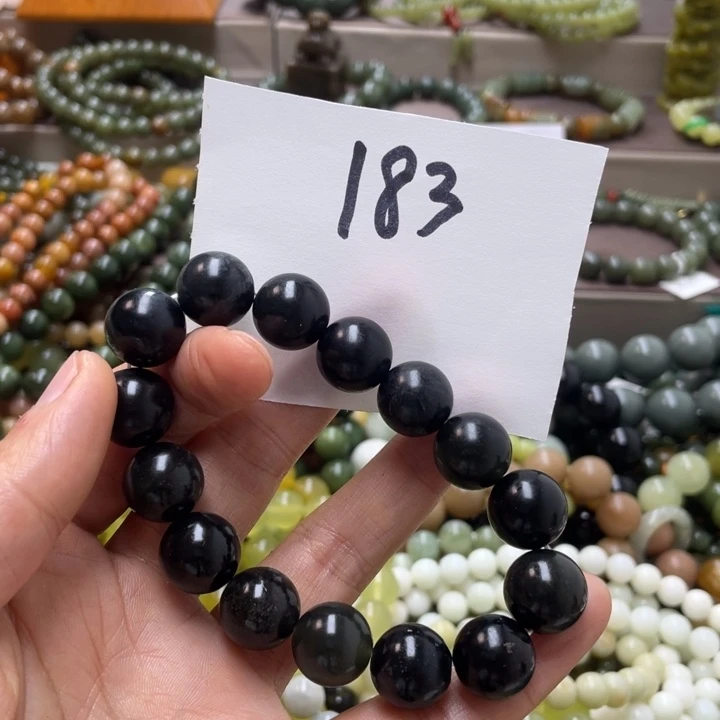 未镶嵌透闪石-蛇纹石玉手链