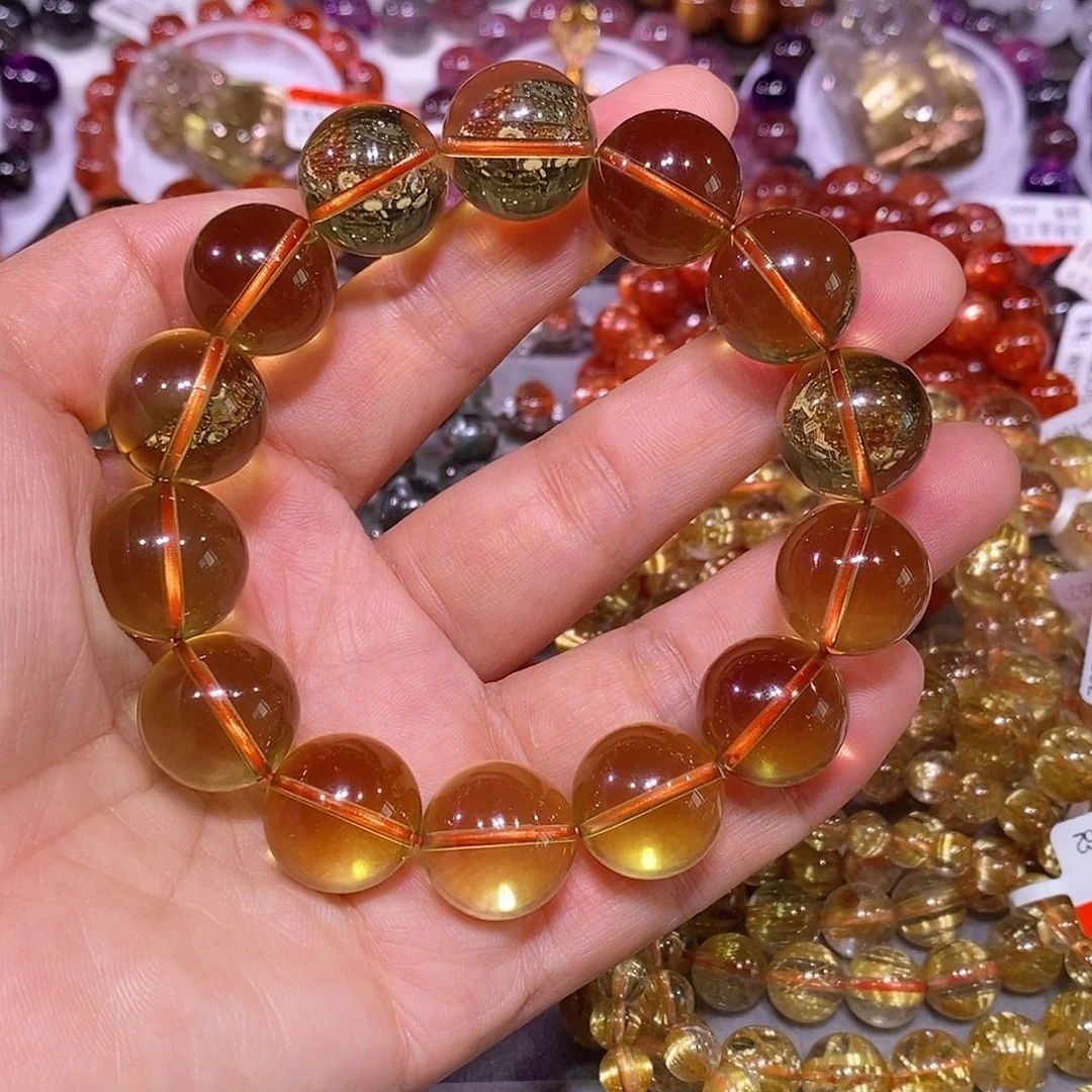 未镶嵌手链水晶黄水晶16