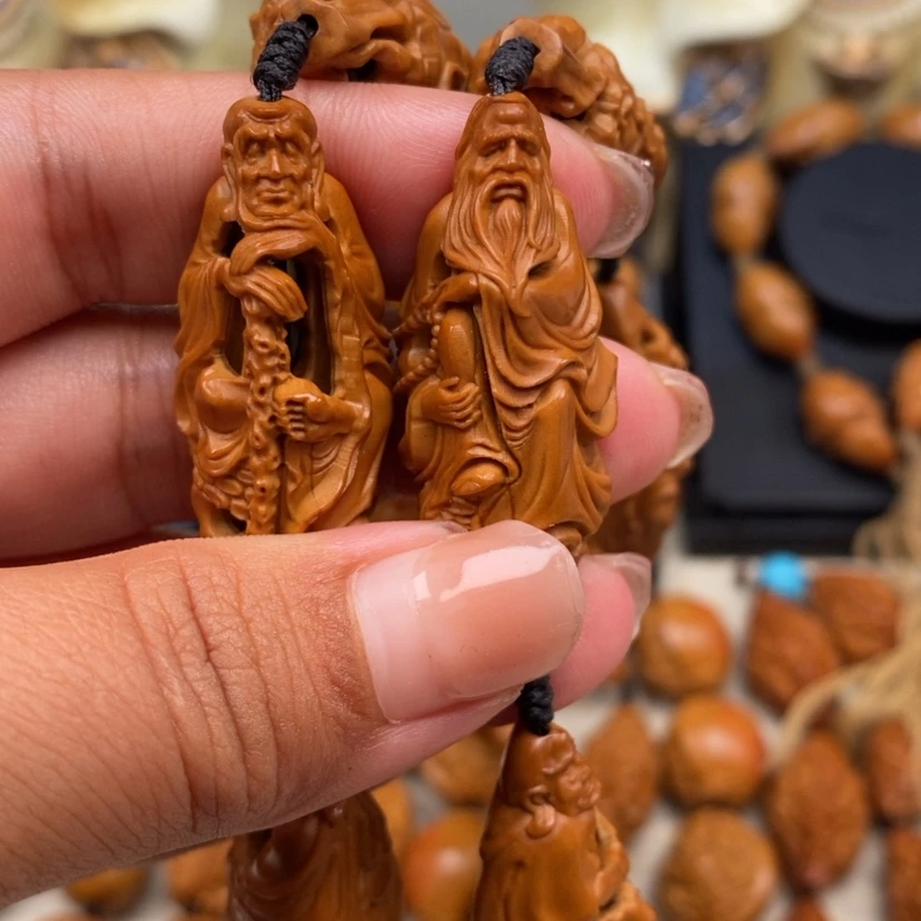 【闪购商品】橄榄核吊坠橄榄手工雕刻工艺