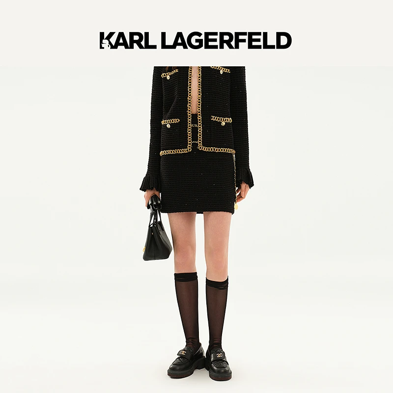 【小熊专属】KARLLAGERFELD2025春季新款半裙老佛爷M21E1254