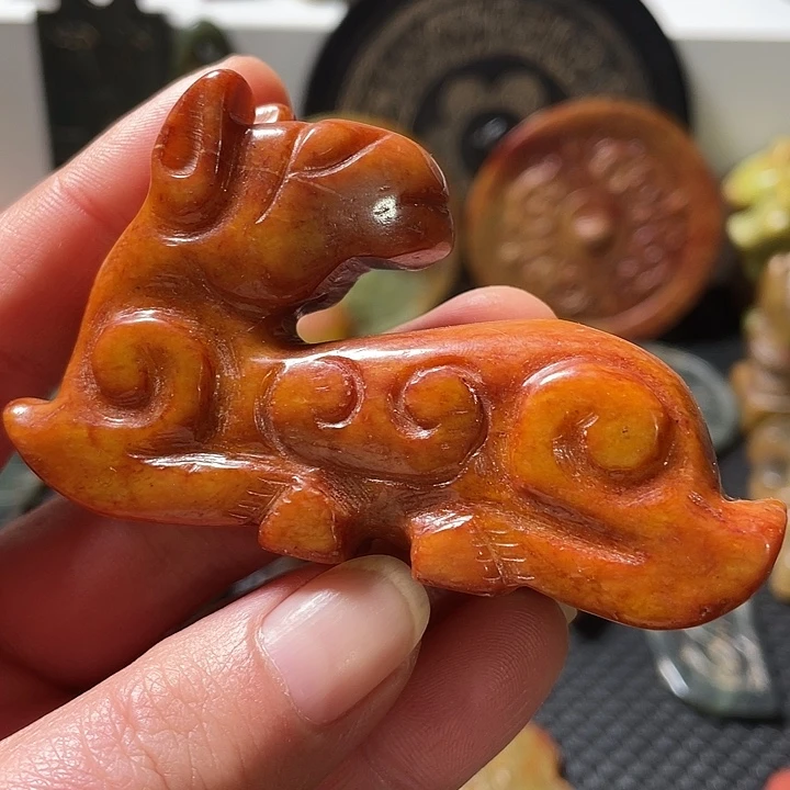 蛇纹石玉未镶嵌挂件