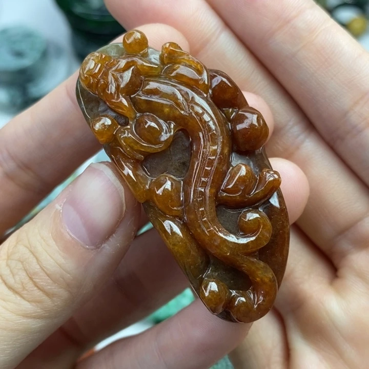 颈饰未镶嵌翡翠吊坠