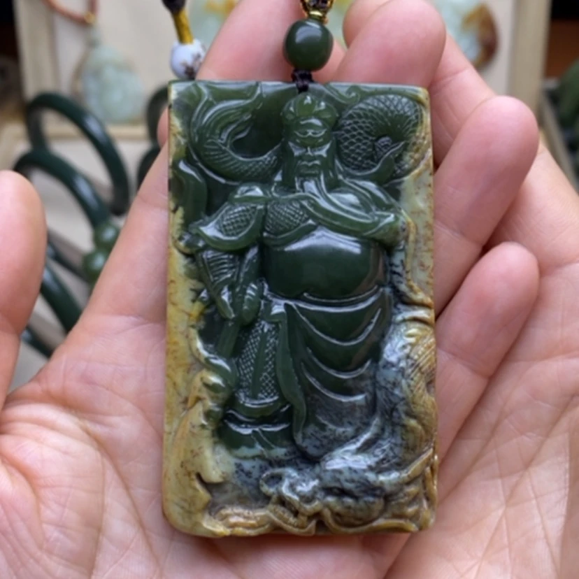 【闪购商品】和田玉挂件未镶嵌夏****天