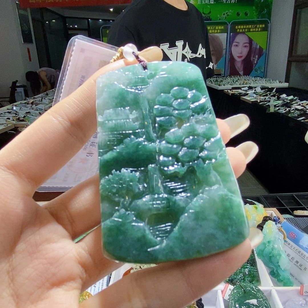 颈饰未镶嵌翡翠翡翠