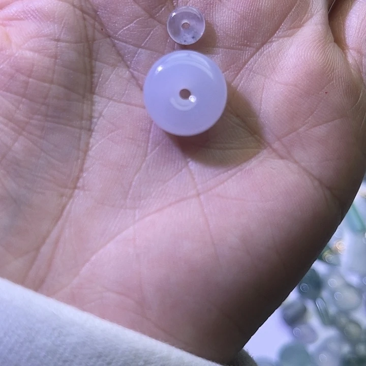翡翠裸石龟**功天然翡翠小平安扣