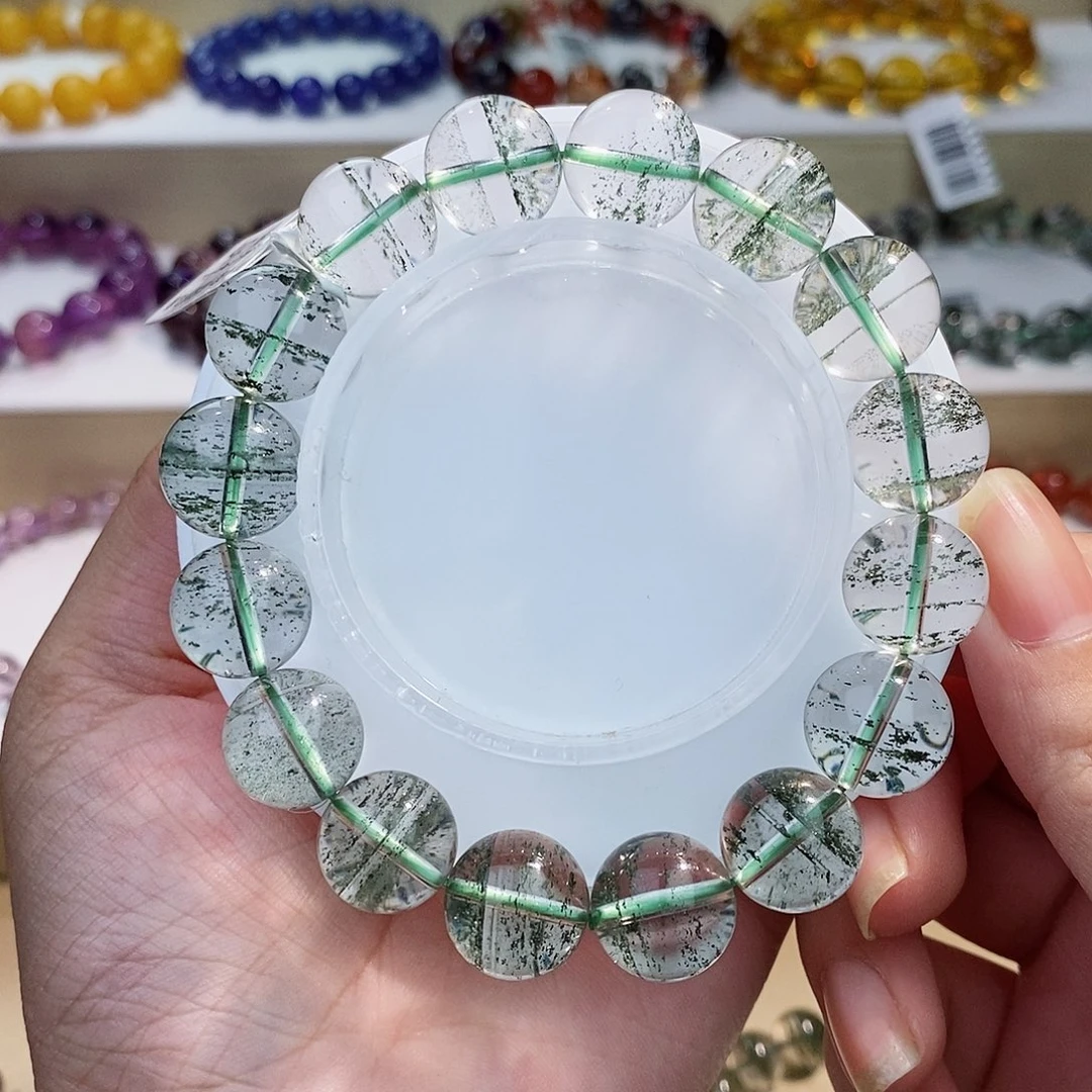 未镶嵌水晶手链绿幽灵13