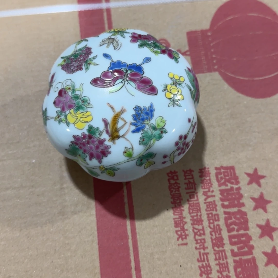 手绘瓷器，全部处理