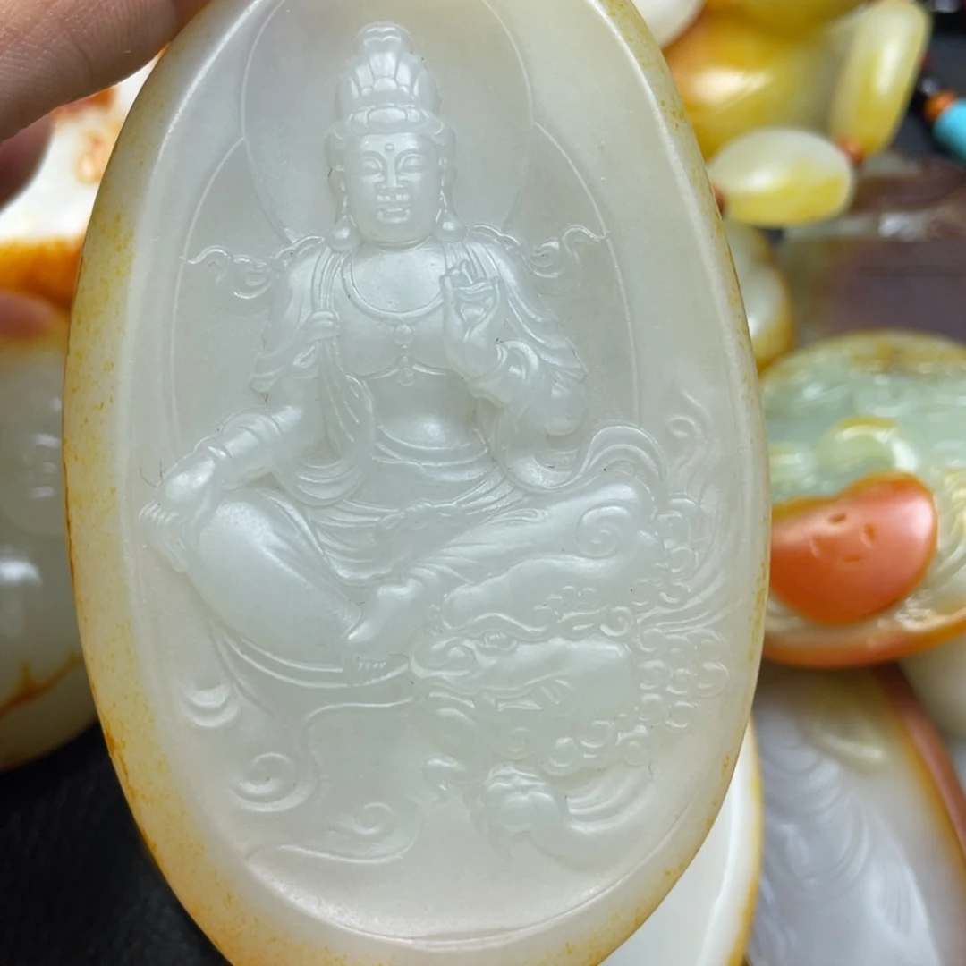 用***0和田玉未镶嵌挂件