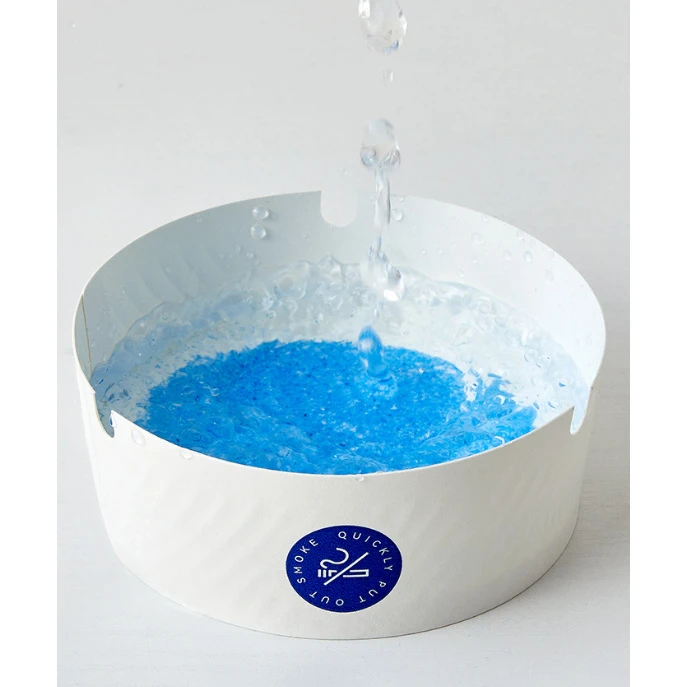 灭烟沙一次性烟灰缸加厚加硬防办公室烟味飞灰