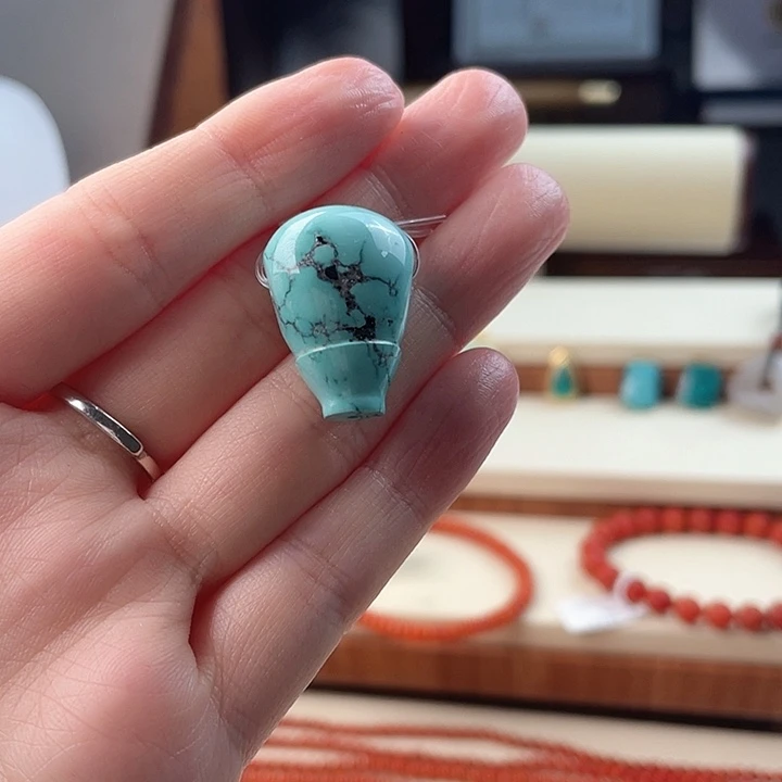 哦***吧绿松石未镶嵌三通配饰