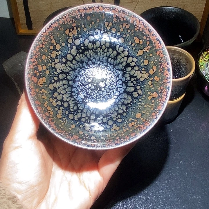 建盏原矿原釉鹧鸪电烧