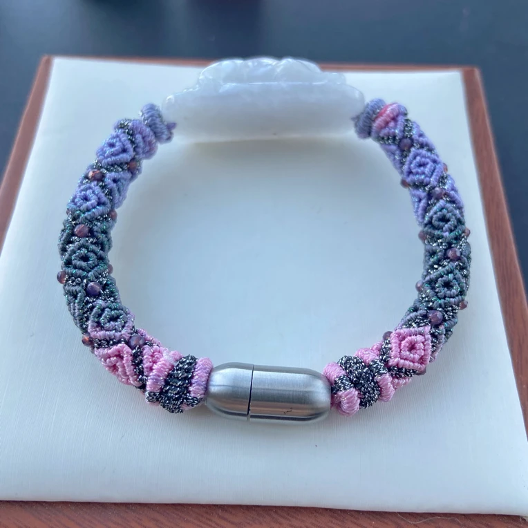 雕刻翡翠手牌立体回纹编绳款（15手围 下单先到直播间咨询）