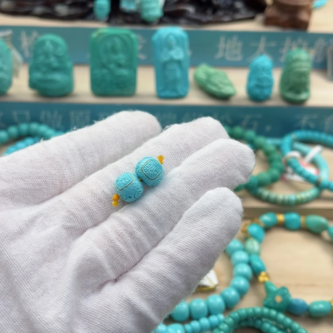 绿松石珠宝奇石未镶嵌