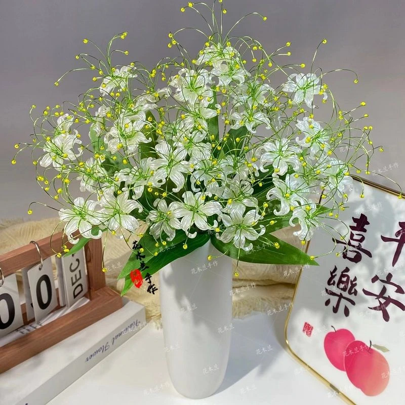 嘉兰仿真花手工diy串珠材料手工花束花艺制作装饰手工花材料包