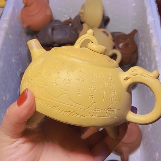 茶壶紫砂全手工制作宜兴紫砂