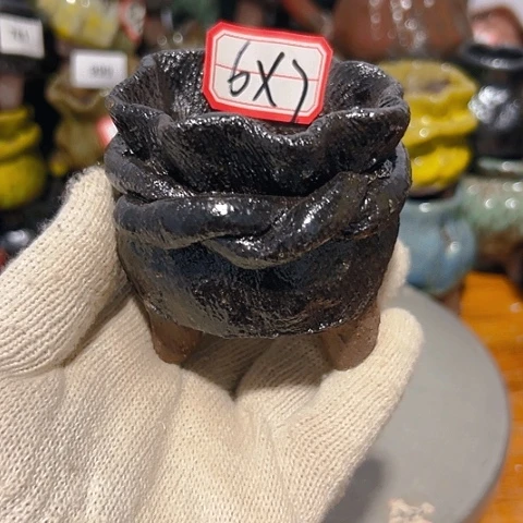 粗陶花盆手工花盆制作