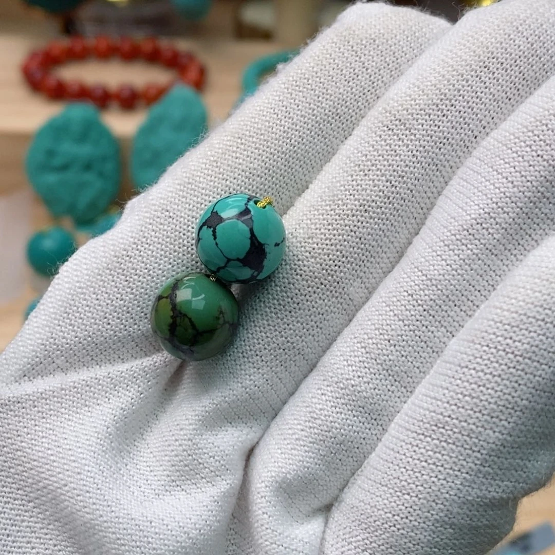 未镶嵌绿松石珠宝奇石恋*