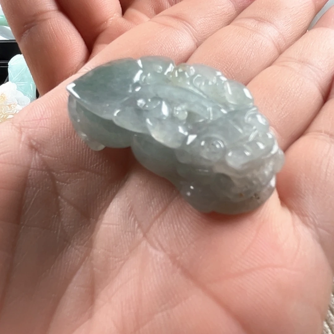 翡翠未镶嵌颈饰貔貅