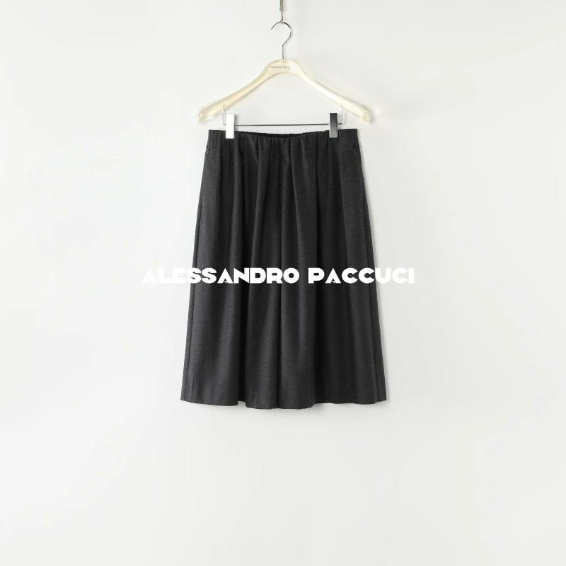 AP洛哥44107QB【黑标/暮界】皇家如意轻奢绵羊毛法兰绒七分裤休闲裤