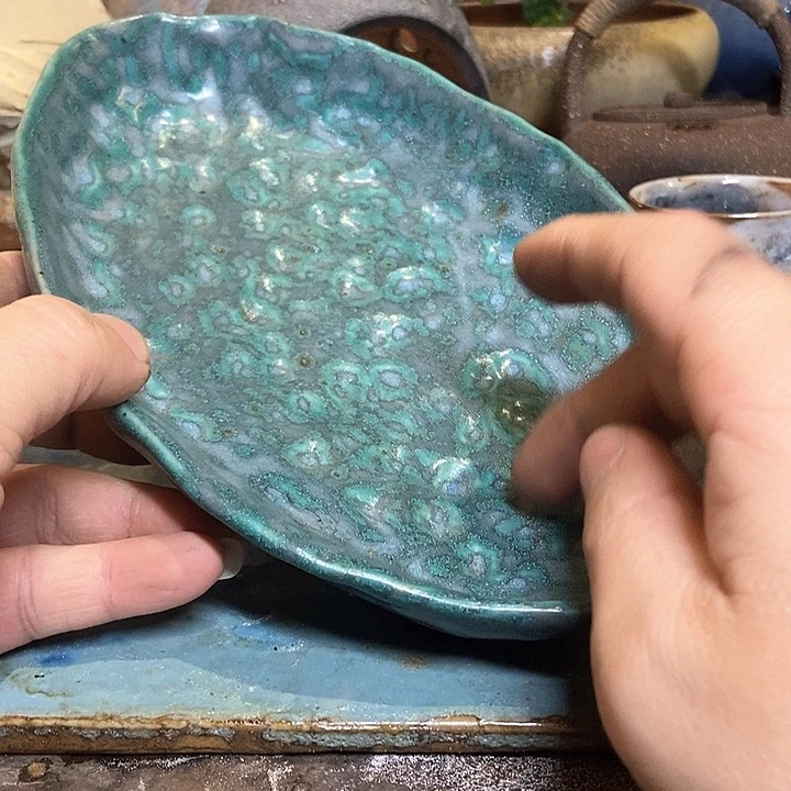 盘手工高温原矿窑变