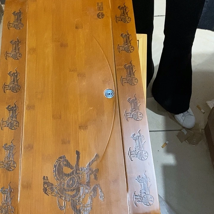 琉璃手工艺品90大茶盘