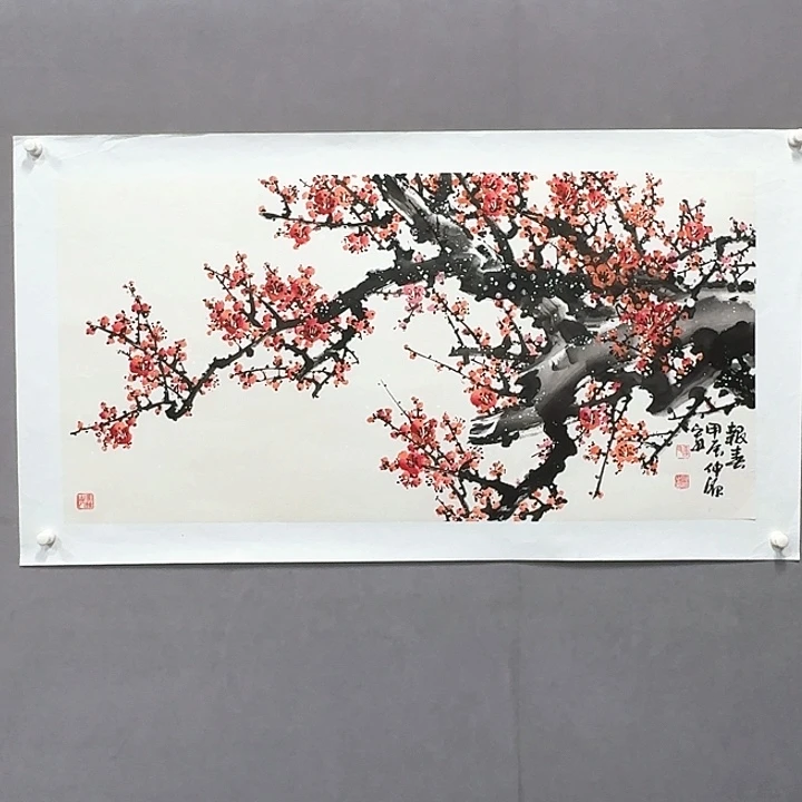 国画亲笔手绘放心去藏