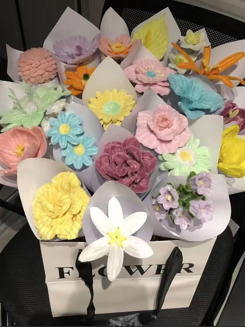 一岁一礼花束扭扭棒手工DIY自制材料包浪漫生日礼物送女友家人