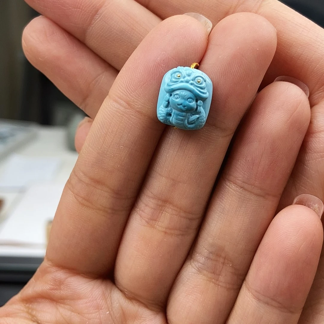 未镶嵌绿松石珠宝奇石