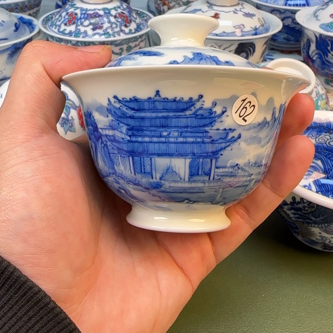 景德镇手工手绘茶具162