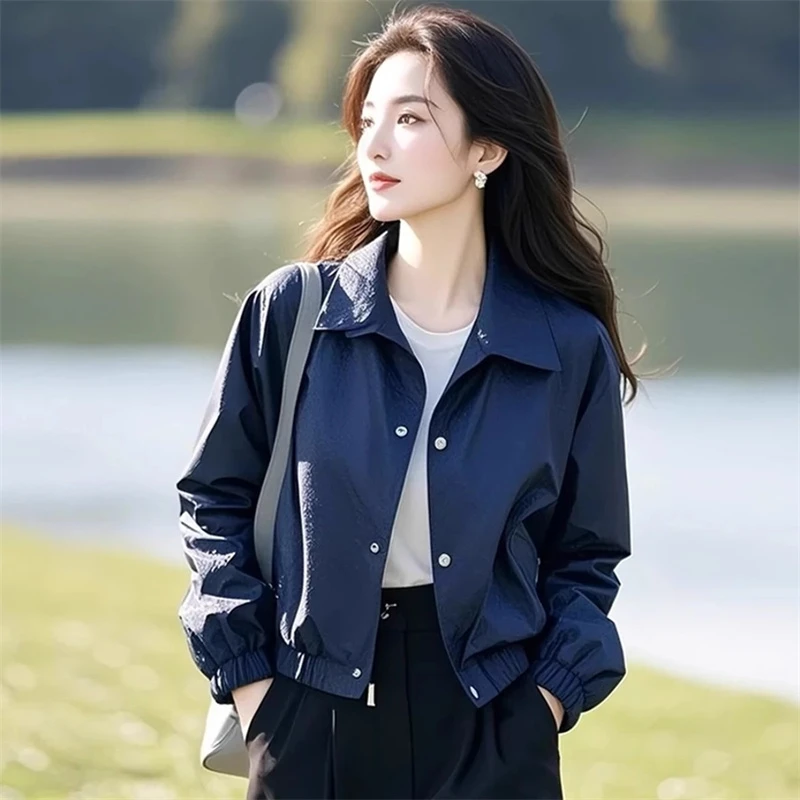 春秋2025年新款气质今年爆款韩版短款外套女小个子高级感休闲上衣